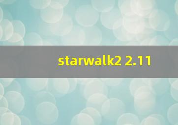 starwalk2 2.11